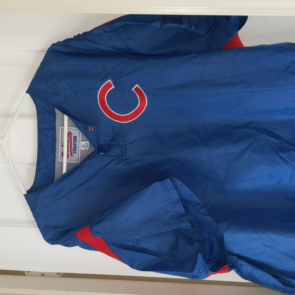Vintage Cubs Starter XL warm up, early 2000s